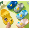 Miniatyrbilde 1 av 5: Barnetøfler for gutter Jenter tegneseriesko Sommer småbarnsflip-flops Baby innendørs tøfler Strandtøfler for barn - yellow 20(56years)
