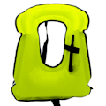 Miniatyrbild 1 av 4: Kaesichildren s Float Uppblåsbar simlivväst Vattensäkerhetsräddningsjacka CNMR Fluorescent Green Kid