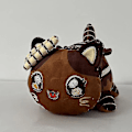 Miniatyrbild 2 av 2: Söt katt plyschleksak Donut katt plysch Kawaii katt plyschleksak lämplig för barns jul födelsedagspresent 25cm-r CNMR Chocolate Cat