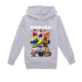Miniatyrbilde 1 av 2: Roblox hettegenser Varme hettegenser for barn Roblox hettegenser med trykt grå CNMR 140cm