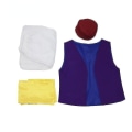 Miniatyrbillede 3 af 3: Mytisk Prins Aladdin-kostume V M