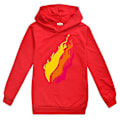 Miniatyrbild 1 av 2: Barn Pojkar Prestonplayz Långärmad Huvtröja Pullover Sweatshirt Toppar CNMR Red 13-14 Years