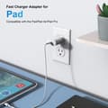 Miniatyrbillede 6 af 7: 20W USB-C hurtigoplader til iPhone med 1M kabel til iPhone 13-13 Mini-13 Pro-13 Pro Max-12 11, Type-C vægadapter [1352]