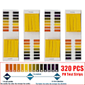 Miniatyrbild 1 av 2: 320x 1-14 pH-indikator Testremsor Laboratorie Papper Lackmustest Urin Saliv