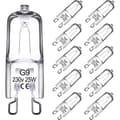 10-pack G9 Halogenlampor, 25W 230V, Dimbar, 43mm
