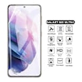 Miniatyrbild 1 av 2: 2-pack Full Coverage Galaxy S22 Skärmskydd Nanoedge transparent