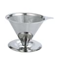 Miniatyrbillede 2 af 7: Kaffefilter - KZQ - Rustfrit stål - Vaskbart og genanvendeligt - Netdesign - Høj kvalitet