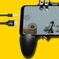 Miniatyrbild 2 av 5: AK66 Spelkontroll Utsökt Flexibel Flip-Knapp Design Universell Telefonjoystick för Smartphones