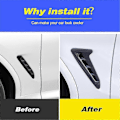 Miniatyrbild 4 av 5: Kolfiber Luftventil Kåpa Trim för BMW X3 G01 X4 G02 2018-2024