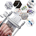 Miniatyrbild 4 av 4: Tubhylsa Metall, Tandkrämstubpressare, Tubrullare Dispenser För Hårfärg, Färgtuber, Handkräm, Skokräm