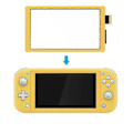 Miniatyrbild 3 av 5: LCD Display Pekskärm för Switch Lite Pekskärm Switch Lite Skyddspanel Spelkonsol Pekskärm