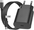 Miniatyrbilde 2 av 7: 45W USB C hurtiglader, Type C-kabel kompatibel med Samsung Galaxy S24 ULTRA/S23/S2 Plus/S21 FE 5G/Note 20 osv. (2M kabel)