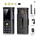 Miniatyrbild 3 av 5: Robust Utomhusmobiltelefon Stor Batterikapacitet Lång Standbytid Antenn Bra Signal Fyra SIM-kort 3D Box Högtalare E-bok - Grön