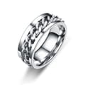 Antistressring med flasköppningsfunktion silver 20,7 mm Silver S