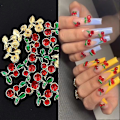 Miniatyrbild 5 av 5: 42 st Lyxiga Körsbärsberlocker i Legering för Nagelkonst 3D Nagelkonstberlocker Körsbär Nagelkonsttillbehör Strass Naglar Nageldekorationer Nagelkonst Nagel D