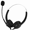 Miniatyrbild 3 av 5: USB-headset för callcenter med mute-funktion, brusreducering och mikrofon för dator/telefon/skrivbordsbox