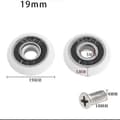 Set med 8 Ersättningshjul för 19 mm Diameter Duschdörr