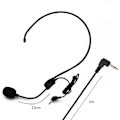 Miniatyrbild 5 av 5: Professionellt 3,5 mm trådbundet mikrofonheadset Studiohögtalare Röstförstärkare Klar Ljudmikrofon För Konferensguide Tal Lärare