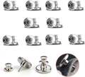Miniatyrbild 1 av 5: Avtagbara jeansknappar 10-pack Silver Perfect Fit Button