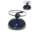 Miniatyrbild 3 av 5: Väckarklocka för sovrum Helikopter Bakgrundsbelysning Abs Lat Gåva Flygande Högljudd Irriterande Digital Skruvpropeller LED-display Snooze