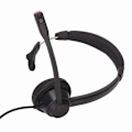 Miniatyrbild 5 av 5: USB Business Headset Enkelsidigt Öra Hörlurar Stödjer Högtalarvolymjustering Mikrofon Ljudavstängning Volym En Knapp Ljudavstängning Hot