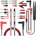 Elektrisk multimeterkit - PZCC - 21 delar - Krokodilklämmor - Banankontakter - Guldpläterade prober