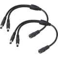 Miniatyrbillede 1 af 4: 12V DC 5.5/2.1mm splitter strømkabel, 1 stik til 2 udtag