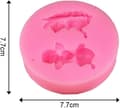 Miniatyrbillede 4 af 7: Silikoneform, harpiksform, gipsform, epoxyharpiksform, 3D hjerteformet engel harpiksstøbeform