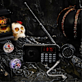 Miniatyrbild 4 av 5: 4 st Spirit Box Utrustningskit, med 2 LED Kattbollar 1 Spirit Box Högtalare Paranormal Utrustningskit för