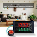 Miniatyrbild 3 av 5: Digital Voltmeter Ammeter AC 80-300V 0-100A Spänningsmätare Strömmätare Volt Amp Display Voltmeter Amperemeter Multimeter 2 i 1 med Strömtransformator