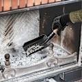 Miniatyrbild 4 av 5: 3 Delar/Set Städset för Inomhuseldstad Camping Grill Eldstad Askskyffel Eldstad Borste Svarta Silikonhandskar Kit QingHai