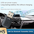 Miniatyrbild 2 av 5: Usb Bil Bluetooth 5.1 Sändare Mottagare Mini Usb Ström