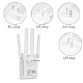 Miniatyrbild 2 av 5: AC1200 Trådlös Mini Router AP Wifi Repeater Lång Räckvidd Extender Booster Dual Band 2.4G/5GHz Engelsk Firmware EU US AU Väggkontakt