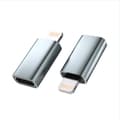 Miniatyrbilde 1 av 2: FA02 Lightning til Type-C-adapter - Grå, 27W hurtiglading