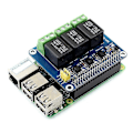 Miniatyrbild 4 av 5: 5V 3-Kanals Relämodul Expansionskort Breakout Shield HAT Kit för RPI Zero 2 W WH 2W 3 bs