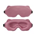 3D Konturerad Mörkläggande Sovmask för Resor och Vila Svart