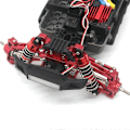 Miniatyrbild 3 av 5: Metall Fjädringsarm Styrblock Set för MJX Hyper Go 16207 16208 16209 16210 H16 1/16 RC Bil Upg