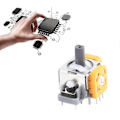 Miniatyrbild 1 av 5: Applicera 10ST 3D Analog Joystick Sensor Modul Potentiometer för Reparationsdelar
