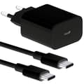 Laddare för Samsung 25W - Snabbladdare USB-C - Strömadapter+Kabel 2m