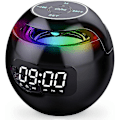 Miniatyrbild 1 av 5: Väckarklocka för sovrum, digital väckarklocka med Bluetooth-högtalare, dubbla alarm, LED-lampa, 12/24h USB-laddningsport, klocka för tunga sovare