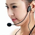 Miniatyrbild 3 av 5: Professionellt 3,5 mm trådbundet mikrofonheadset Studiohögtalare Röstförstärkare Klar Ljudmikrofon För Konferensguide Tal Lärare