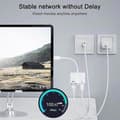 Miniatyrbillede 6 af 7: USB-C til Ethernet-adapter, Gigabit Ethernet USB Type-C til RJ45 LAN-adapter med 60W PD-oplader, til Air/Pro