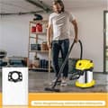 Miniatyrbillede 7 af 7: Støvsugerfilterposer egnet til Karcher KFI 357 KFI357 KA 40 Erstatningspose til Karcher 2.863-314.0 WD2 plus