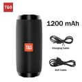 TG117 Bluetooth-högtalare Bärbar Trådlös Utomhushögtalare Vattentät Stereo Surround Stöder TF Radio