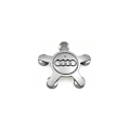 Miniatyrbild 2 av 5: Set med 4 navkapslar 4f0601165 N hjul emblem, för 135 mm navkapslar för Audi (Silver)