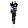 Miniatyrbild 3 av 5: Arcane Vi Cosplay Sheriff Kläder Peruker Anime Spel LoL 2 Kostym Vuxen Kvinna Rollspel Fräck Kläder Party Maskerad Kläder PERUK PERRUK WIG L