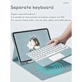 Miniatyrbillede 4 af 5: Galaxy Tab S6 Lite 10,4 tommer 2020 Model Sm-p610 Sm-p615 Tastatur Etui Med Trackpad Sød Rund Nøgle Farve Tastatur Aftagelig Bluetooth Touch Tastatur Black