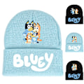 Pikkukuva 2 / 2: Lasten Bluey-piirretty neulehattu talvihattu beanie-lahjat #2