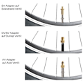 Miniatyrbillede 3 af 5: Cykelventiladapter til luftpumpe / Sæt med 15 stk.