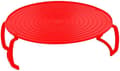 Heat & Eat Multifunctional Microwave Tray, Red, 24 x 3 cm—yux